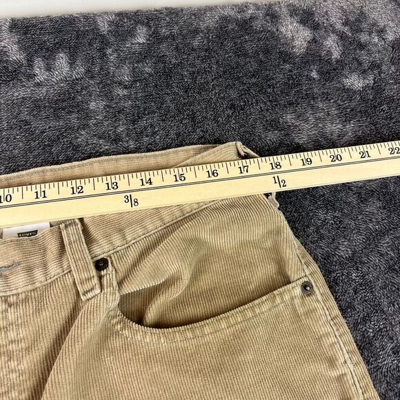 Levi's Y2K 569 Loose Straight Corduroy Brown Baggy Jeans Men's 34X34 (34X29.5) - Picture 4 of 12